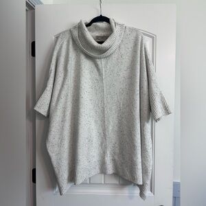 LOFT Gray Cowl Neck Sweater